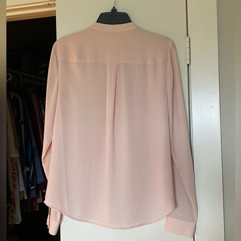 NWOT Sheer Ruffled Blouse - Picture 6 of 12